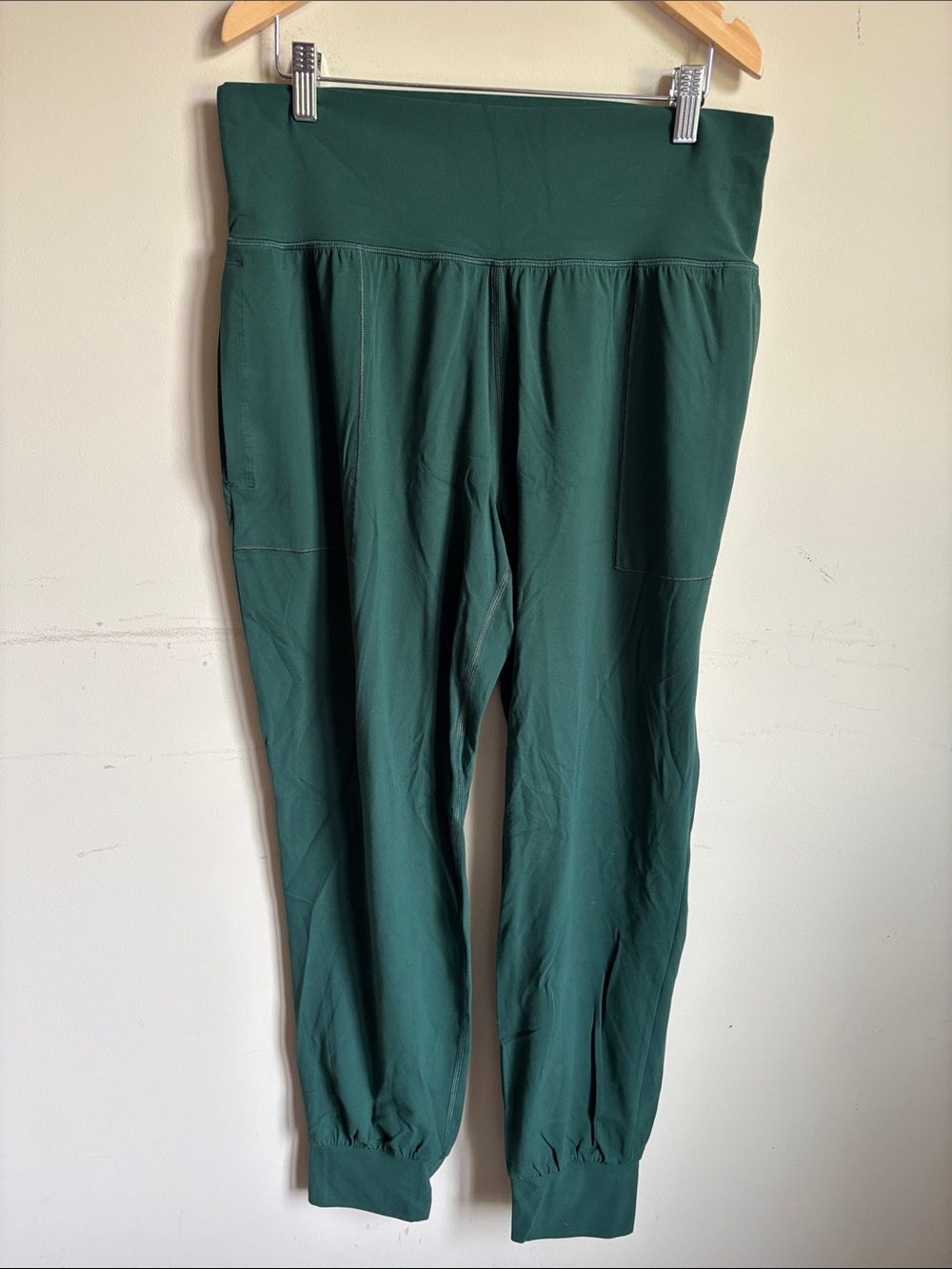 Athleta Dark Green Track Joggers